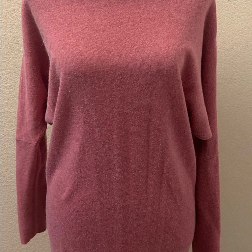 SOUVENIR- pink sweater half sleeve dress 80%POLYESTER 15%VISCOSA  5 %ELASTANE - Picture 4 of 8